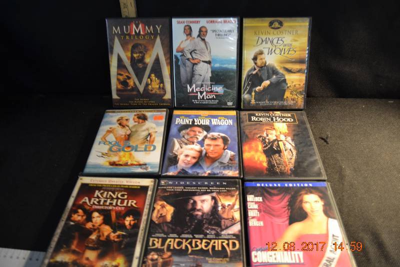 lot 100 image: Box Full of DVDs
