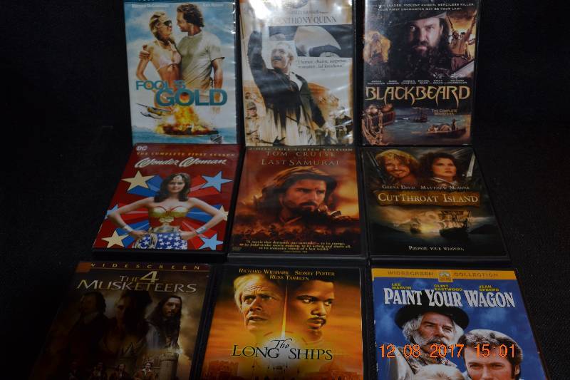 lot 101 image: Box Full of DVDs