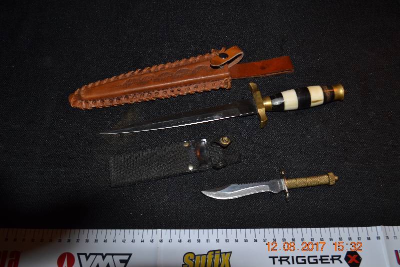 lot 105 image: 2 Knives with Sheaths