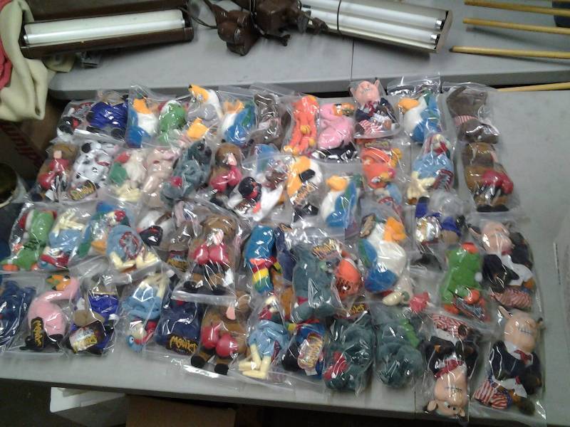 lot 40 image: 56 Meanies Toys