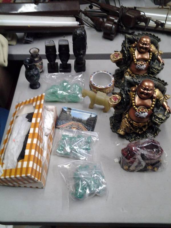 lot 44 image: Budah & Other Figurines