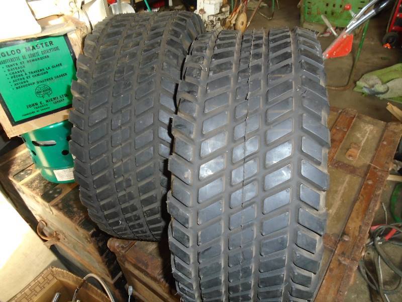 lot 11 image: 2 GoodYear lawn mower tires