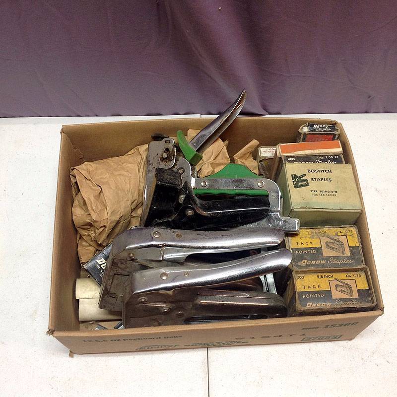 lot 62 image: Staplers & Staples