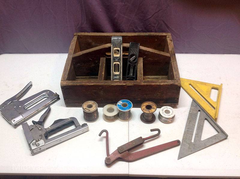 lot 81 image: Staplers, Solder Wire, Misc