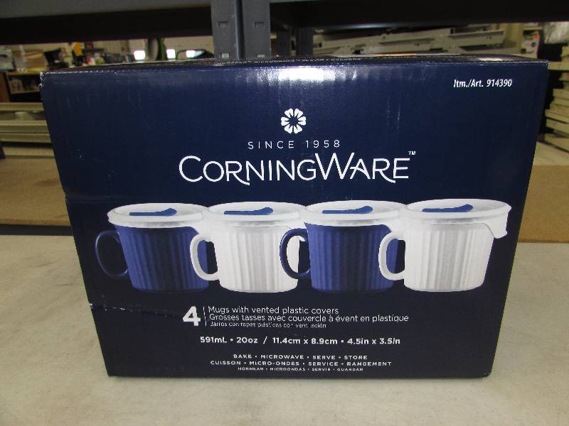 CORNINGWARE POP-IN MUG SET