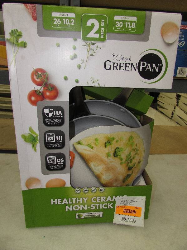 GREENPAN 2PC FRYPAN SET