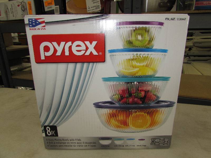 PYREX 4PC BOWL SET