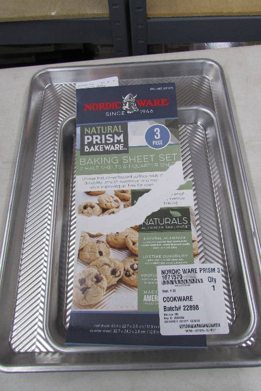NORDIC WARE PRISM 3PC BAKING SHEETS