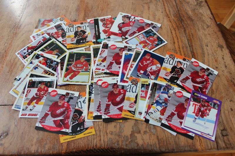 50 Steve Yzerman Cards...