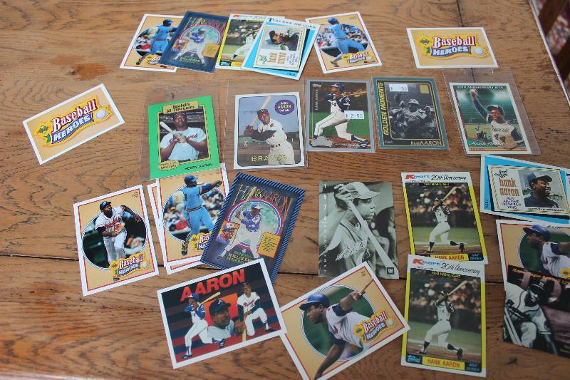 24 Henry Aaron Cards...