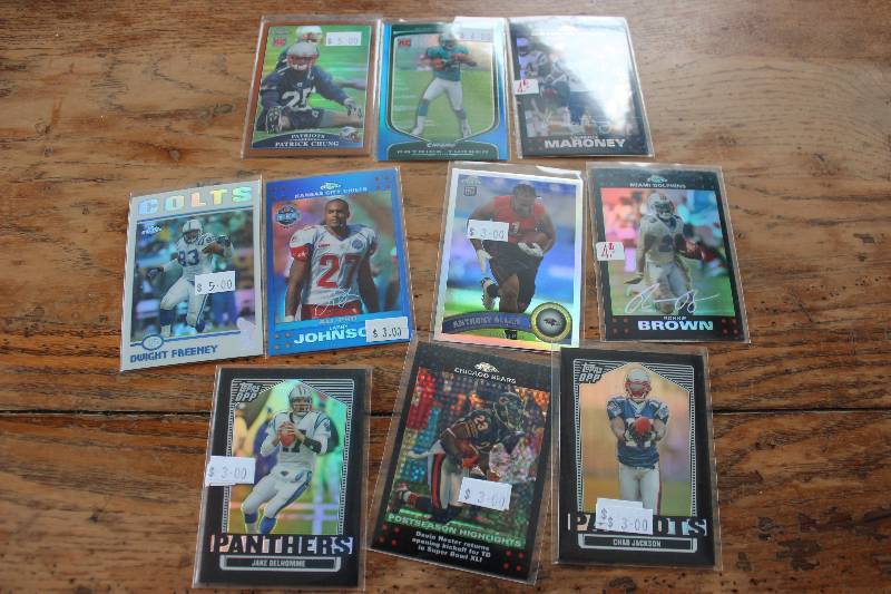10 Topps Chrome Refractor Cards...