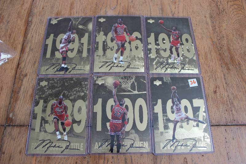 6 1998 Upper Deck Gatorade Michael ...
