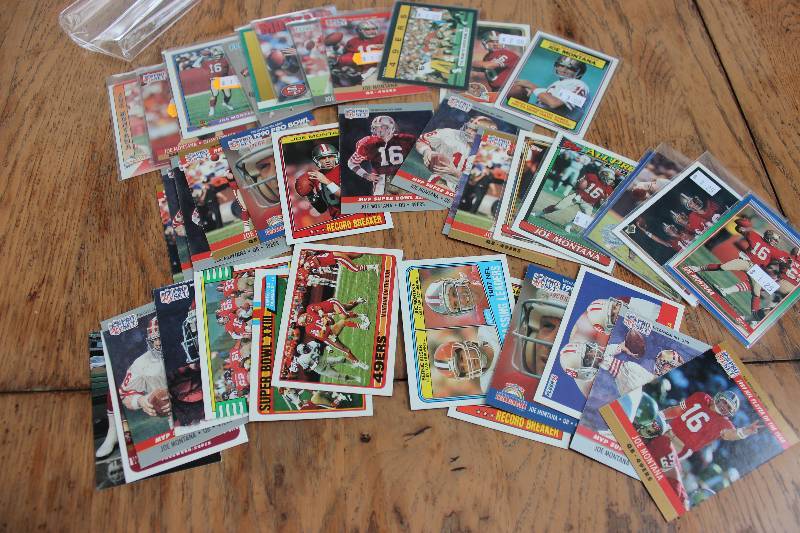 40 Joe Montana Cards...