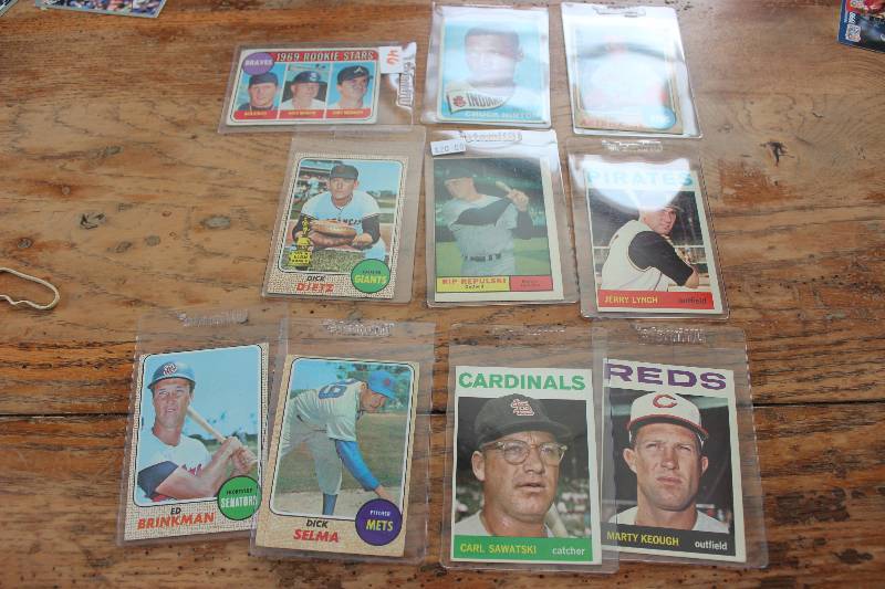 10 1960s Baseball Cards...