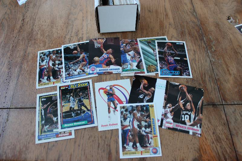 100 Dennis Rodman Cards...