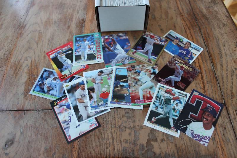 200 Juan Gonzalez Cards...