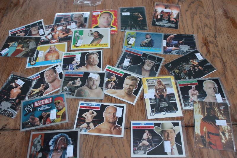 25 WWE Star Cards...