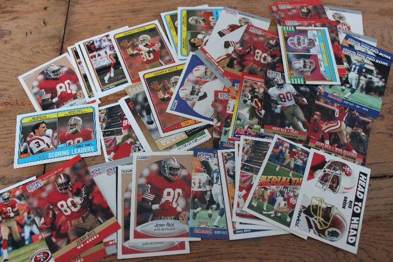 50 Jerry Rice Cards...