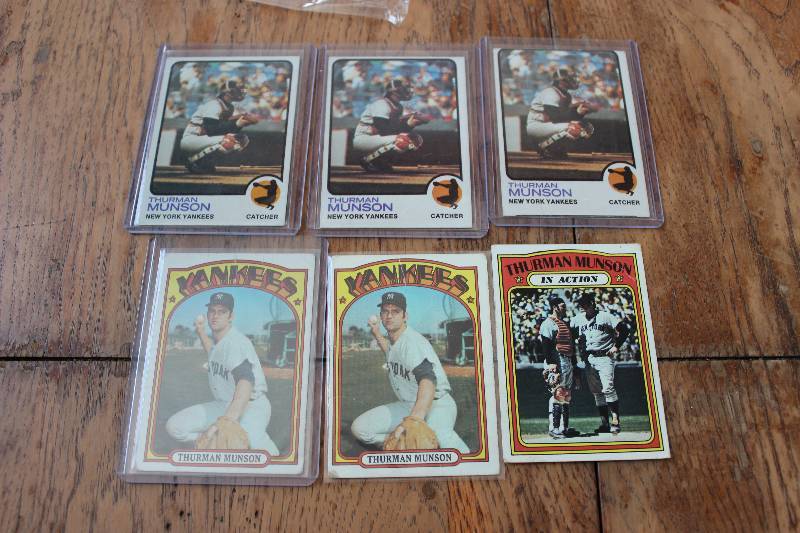 Lot of Thurman Munson Cards...