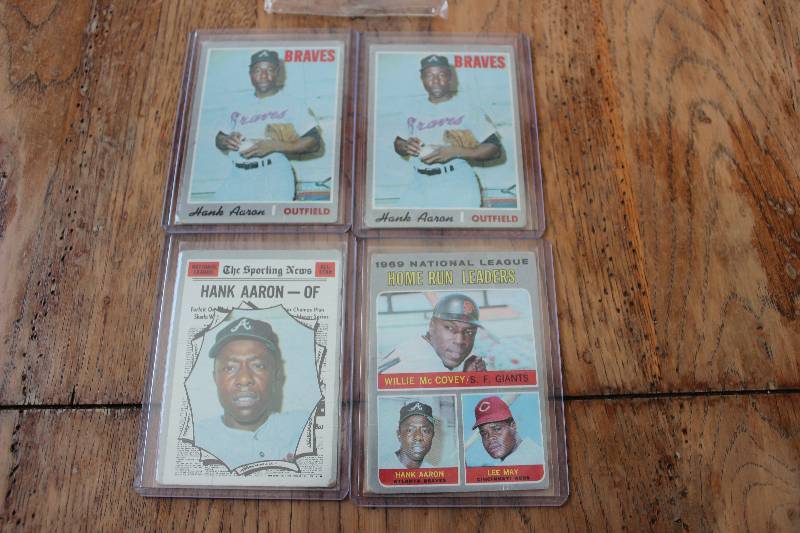 Lot of Hnak Aaron Cards...
