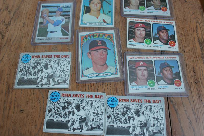 Lot of Nolan Ryan and Steve Carlton...