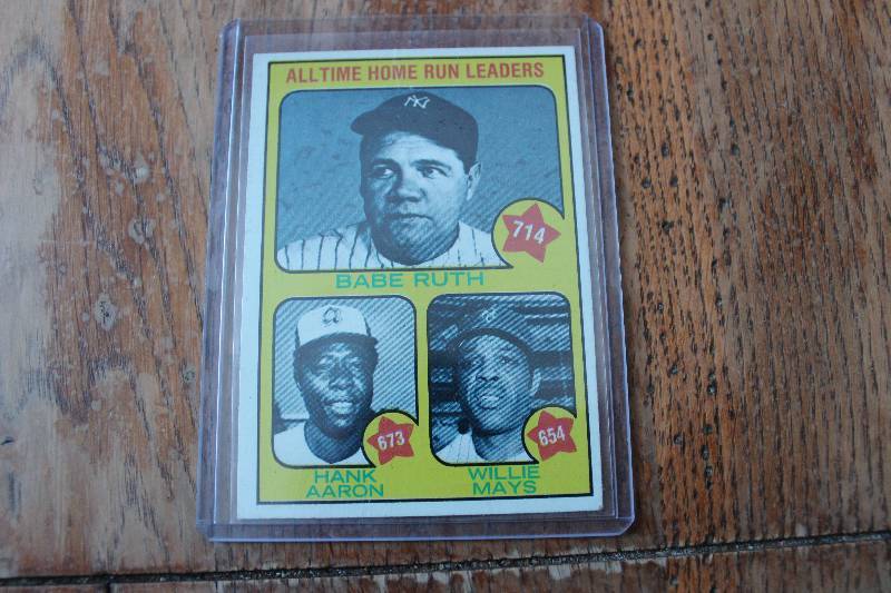 All Time Home Run Cards Featuring H...