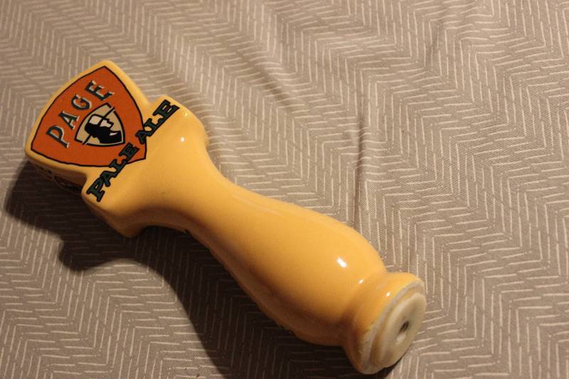 Page pale ale beer tap...