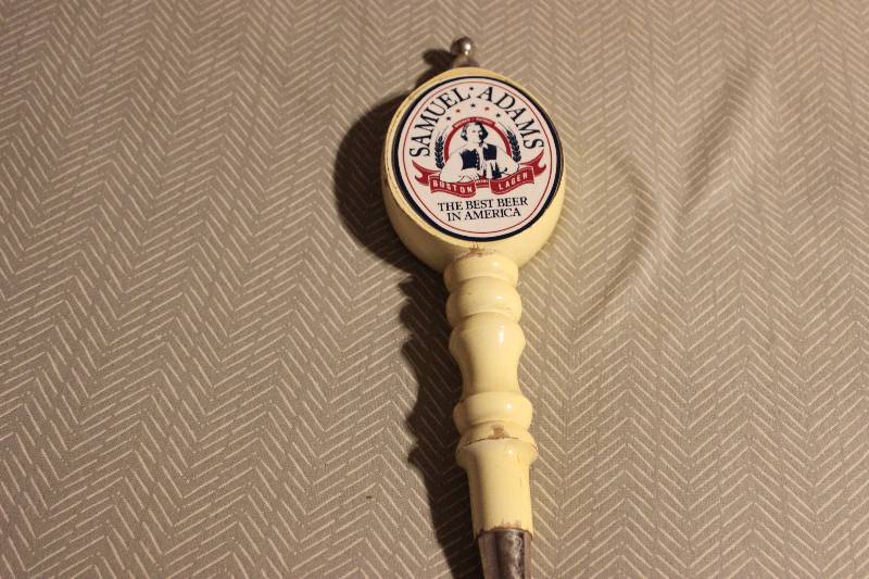 Samuel Adams boston lager beer tap...