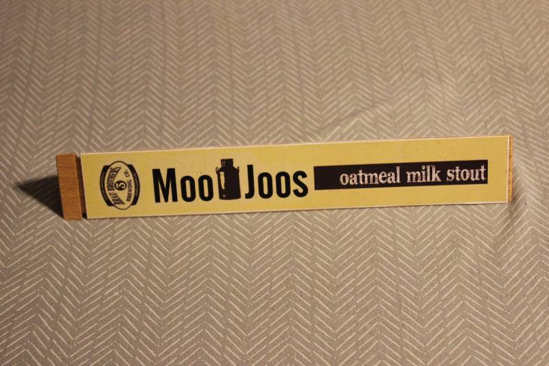 Moo joos oatmeal milk stout...
