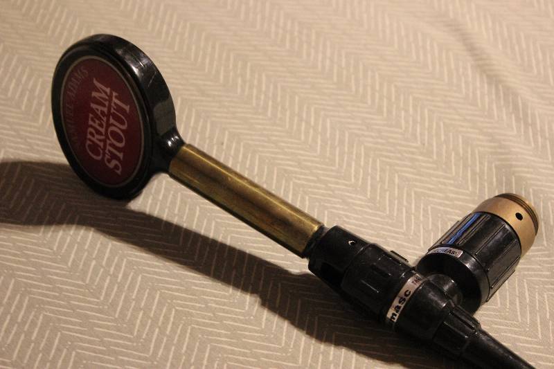 Samuel adams cream stout beer tap...