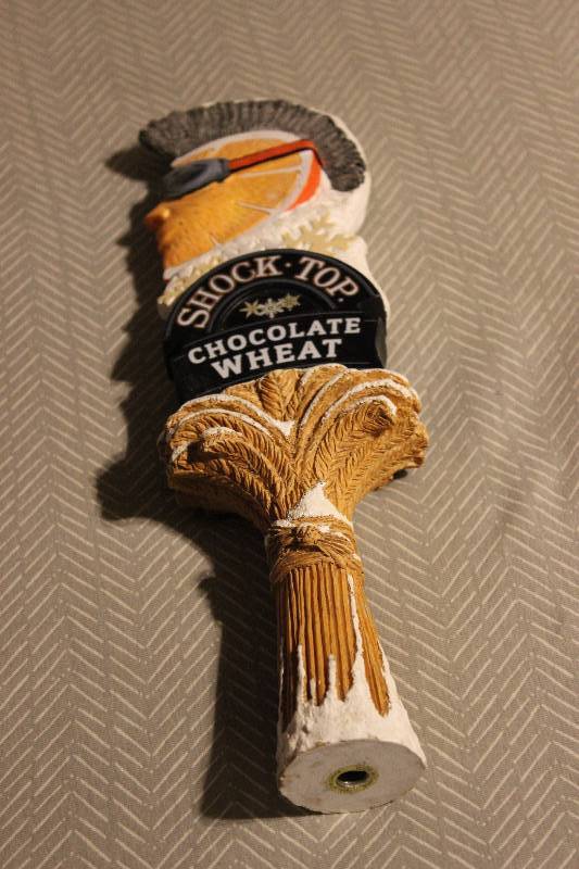 Shock top chocolate wheat beer tap...