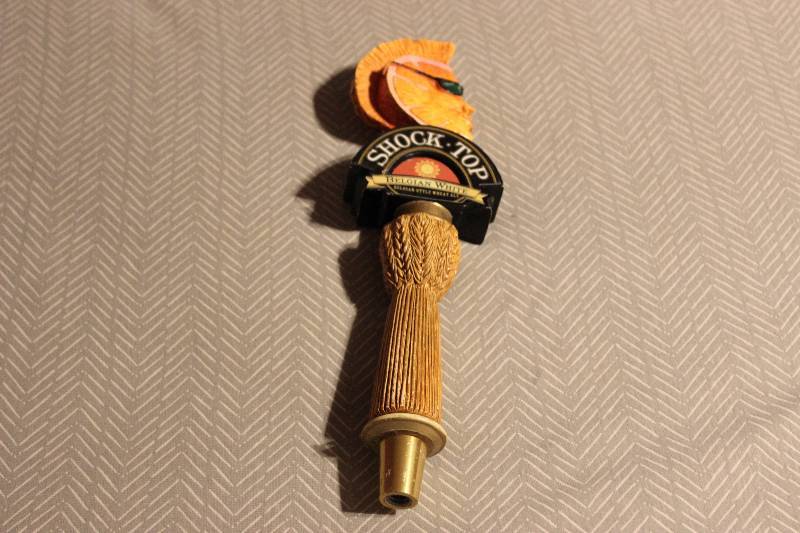 Shock top belgin white beer tap...
