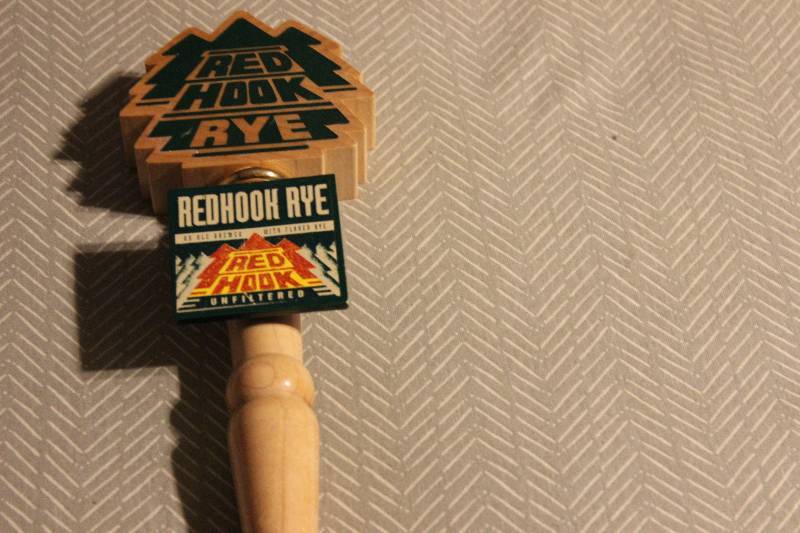 red hook rye beer tap...