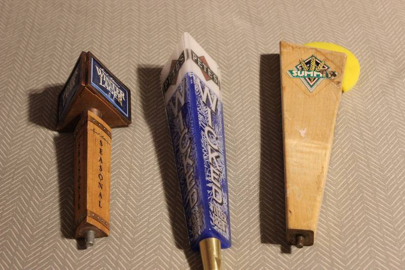 3 mixed beer taps see pics...