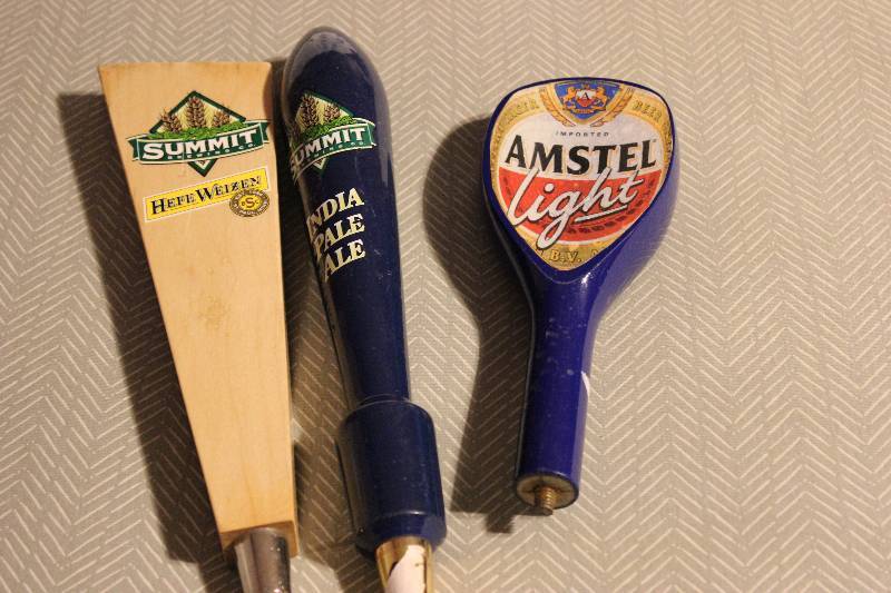 3 mixed beer taps see pics...
