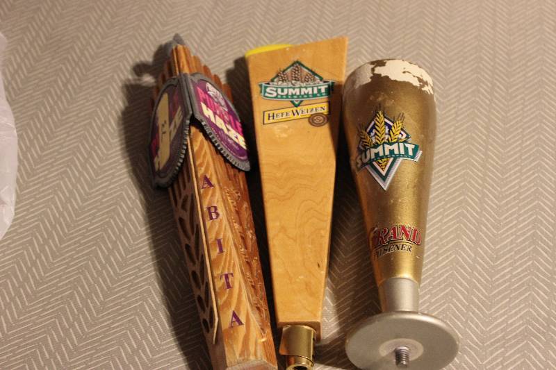 3 mixed beer taps see pics...
