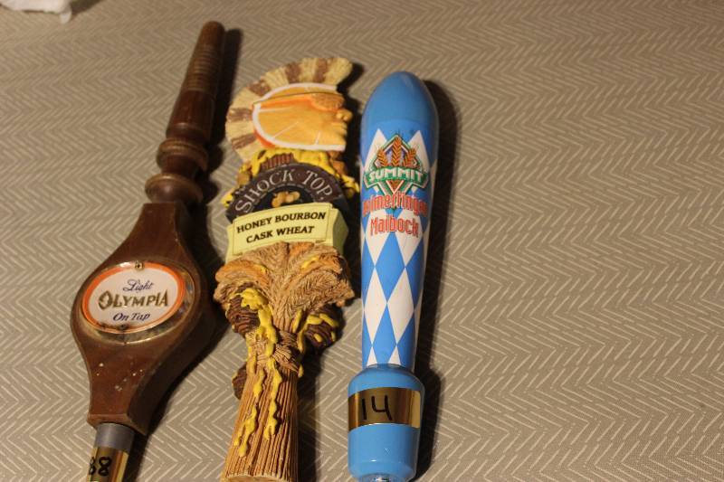 3 mixed beer taps see pics...