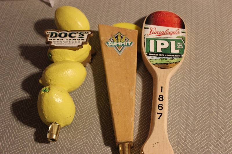 3 mixed beer taps see pics...