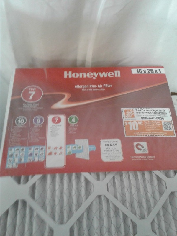 6x Honeywell Air Filter