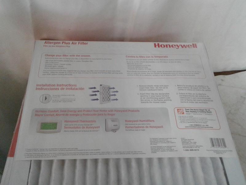 5 Double Pack Honeywell Air Filter