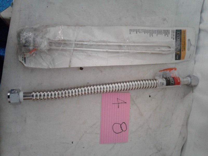 Overbuilt 18 Water Heater Supply Line,    5500w- 240v ULWD Foldback screw-in water heater element