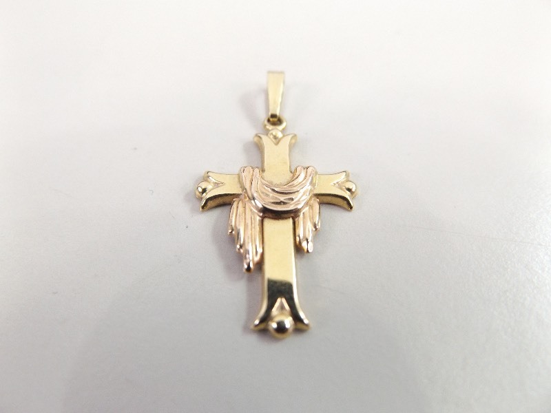 14k Gold Cross Pendant (1.4 grams)&nbsp