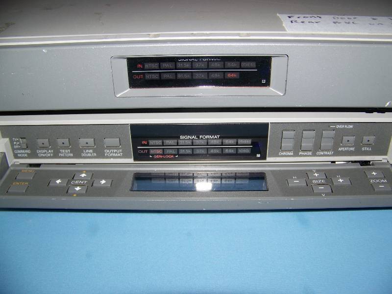 lot 94 image: (2) Sony, Scan Converters