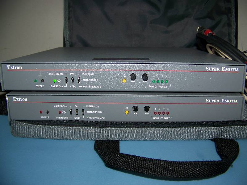 lot 95 image: Extron Electronics, (2) Super Emotia Units and (1) Video Test Generator