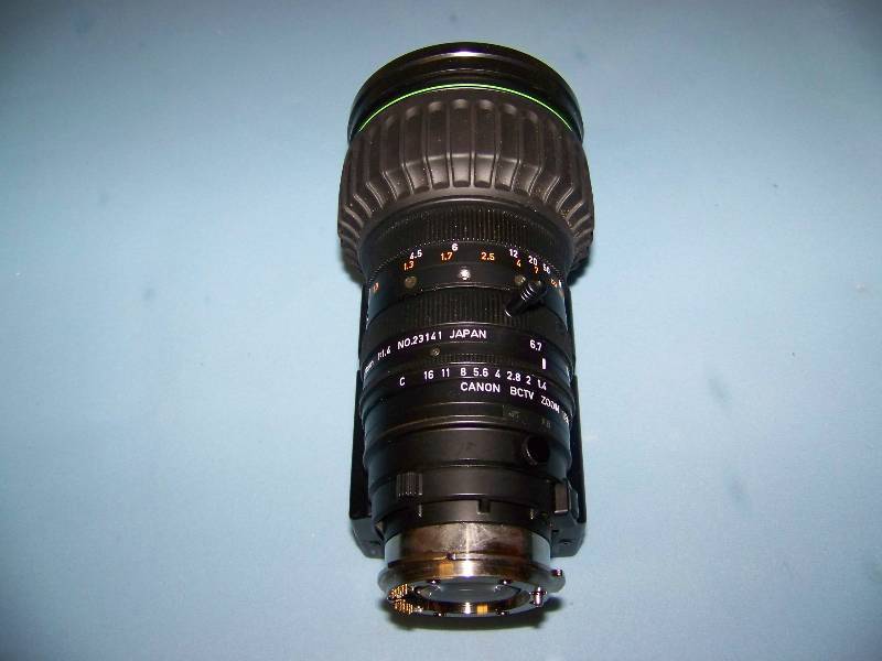 lot 57 image: (3) Video Camera Zoom Lenses and (1) Extra Bright Zoom Projector Lens