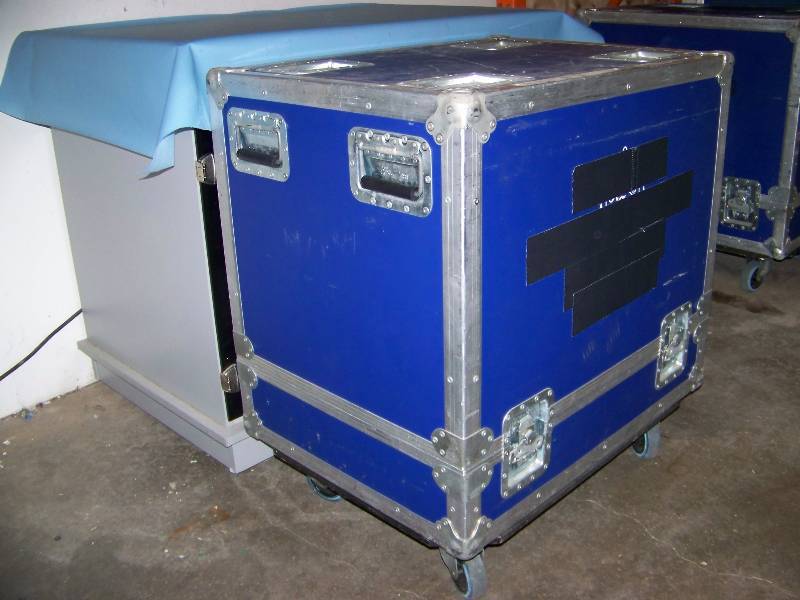 lot 77 image: Hard-Sided, Padded Inside, Travel Case with Wheels
