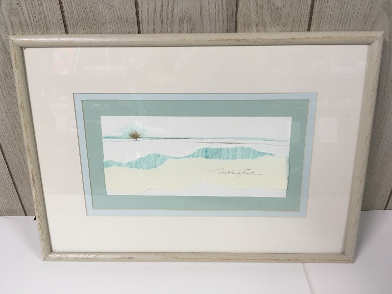 lot 42 image: Signed Original Paper Picture Crackle of Frost