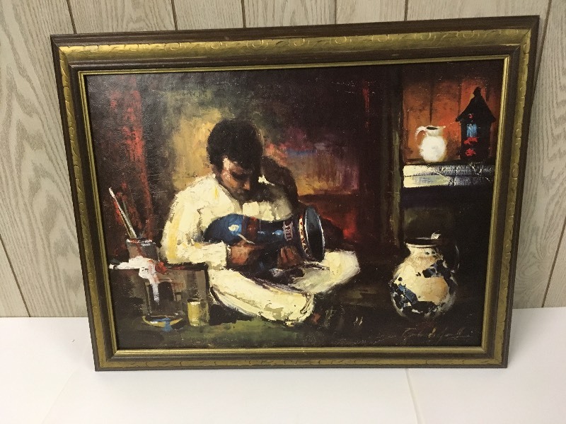 lot 41 image: Framed Picture - Potter