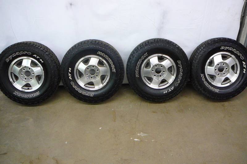 Lot of 4 Tires & Wheels