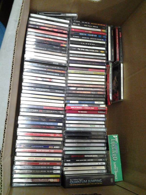 lot 4 image: Box Lot Of Assorted CDs
